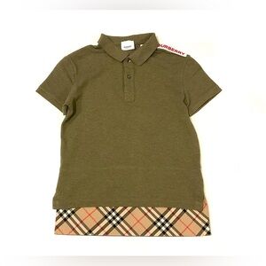 Kids Burberry Pique Polo